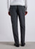 Pantaloni straight con microfantasia