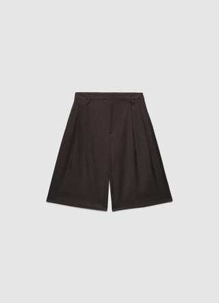 Shorts bermuda con pinces