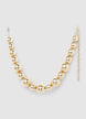 Choker necklace with beads - TU