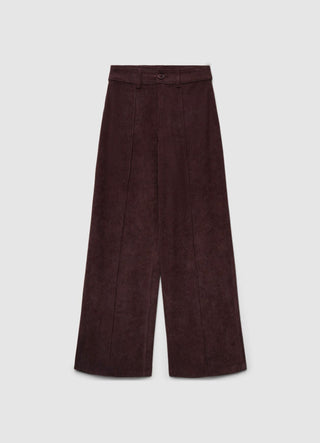 Solid-colour palazzo trousers