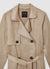 Trench simil camoscio