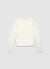Cable-knit jumper with pearls