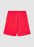 Oversized gym shorts with drawstring and print