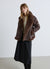 Biker jacket with shearling-effect lining