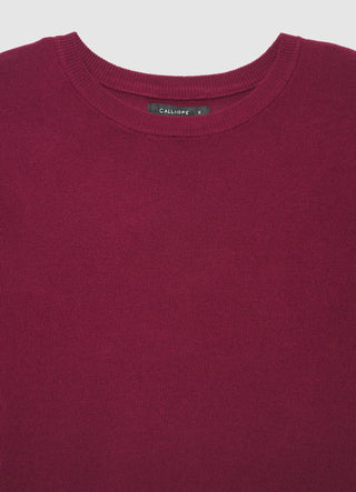 Plain crew neck sweater