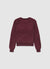 Crew neck jumper with raglan sleeves