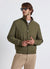Bomber with zip and high collar