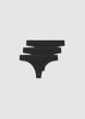 Pack mit 3 einfarbigen Brasilianern-Slips - S
