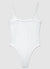 Solid colour bodysuit with thin straps