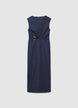 Robe denim sans manches avec boucle - XS