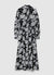 Robe longue à fleurs avec nœud