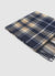 Checked scarf with fringes