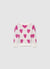 Maglia jacquard con cuori effetto luccicante