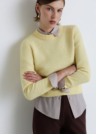 Plain crew neck sweater