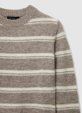 Maglia a righe girocollo