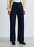 High-waisted wide-leg jeans