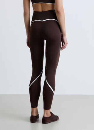 Leggings lunghi con profili a contrasto