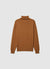 Rollkragenpullover mit geometrischem Strickmuster