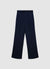 Pinstriped straight trousers