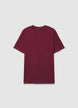 T-shirt girocollo a tinta unita - S