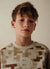 Sweat oversize avec imprimé camouflage et inscription