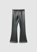 Leggings a zampa effetto pelle - 8-9