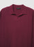 Maglia a coste con collo polo