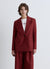 Single-breasted jacket with flap pockets