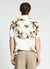 Shirt with floral print, linen blend