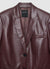 Single-breasted solid colour oversized jacket