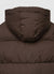 3/4 padded jacket with hood