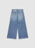 Jeans wide leg con strappi