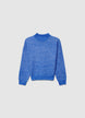 Plain-colour polo neck jumper - XS