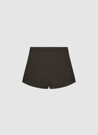 Gonna-pantalone mini a spigata
