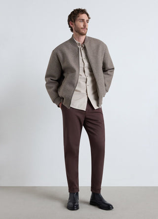 Chino trousers with waist buttons