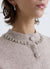 Cardigan avec col bijou et boutons