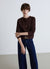 Honeycomb cardigan with jewel buttons