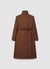 Manteau à col montant avec ceinture