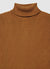 Rollkragenpullover mit geometrischem Strickmuster