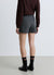 Gonna-pantalone pied de poule con pannello