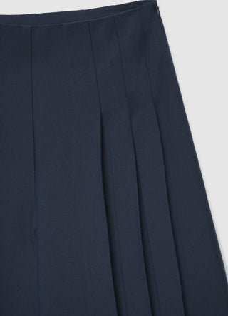 Pantaloni culotte con pieghe