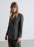 Solid-colour double-breasted jacket