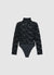 Body in pizzo con collo alto