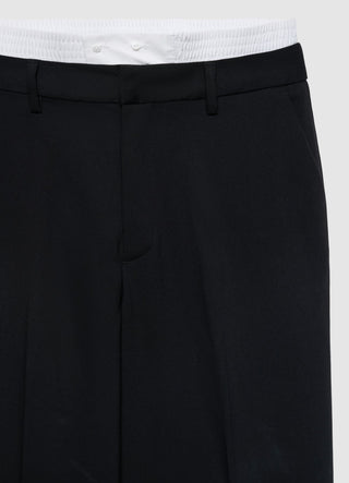 Palazzo-Hose mit elastischem Bund