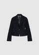 Giacca corta in pizzo monopetto - XS