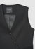 Asymmetric waistcoat with five buttons