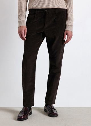 Pantaloni chino in velluto a coste