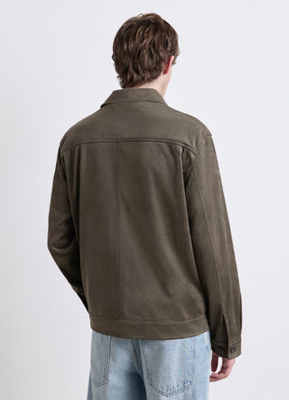 Giacca camicia con tasche a pattina