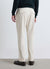 Pantaloni straight in velluto a coste con pinces