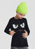 T-shirt con stampa mostro